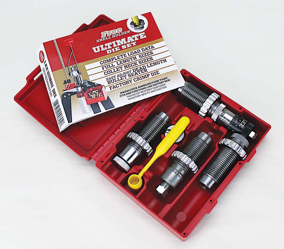 Lee’s Ultimate Die Set offers options not found in other die sets.